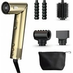 Shark Helmets Shark FlexStyle 4-in-1 Air Styler & Hair Dryer Limited Edition, Auto Wrap Curl Attachment, Paddle Brush, Oval Brush, Concentrator, Diffuser, Storage Case, No Heat Damage, HD434F1GDEU