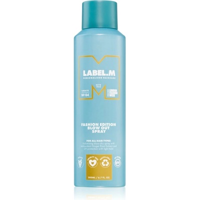 label.m Fashion Edition спрей за сешоар за естествена еластичност и обем на косата 200ml