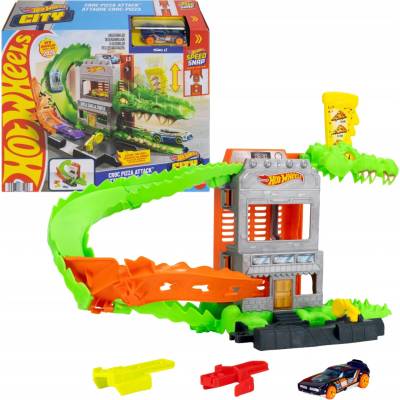 Hot Wheels City Croc Pizza Attack JHL93