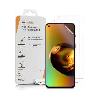 Image 1 of kwmobile 3x Защитно фолио за дисплей за OnePlus Nord 2 5G - прозрачен