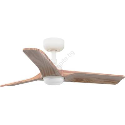 Faro 33805wt-1tw - led вентилатор heywood s 10w/230v дърво/бял пр. 90 см wt +do (fa33805wt-1tw)