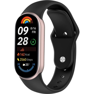 VSECHNONAMOBIL 115540 BUTTERFLY Vyměnitelný řemínek pro Xiaomi Smart Band 10 / 9 / 8 černý