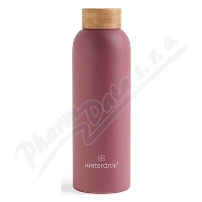 Waterdrop Lahev nerez Růžová matt 600 ml