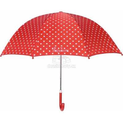 Playshoes 441767 dots dáždnik holový červený