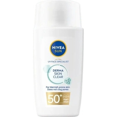 Nivea Sun pleťový krém Specialist Derma Skin Clear OF 50+ 40 ml