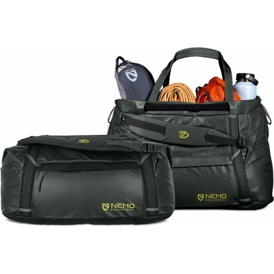 Nemo Equipment Double Haul Convertible Duffel black 55 l