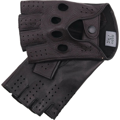 Špongr Řidičské rukavice BOHEM BP z jelení kůže tmavě hnědé / černé s podšívkou NanoAg – Zboží Dáma