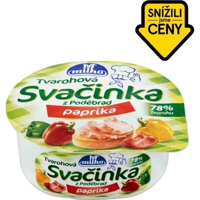Milko Tvarohová svačinka paprika 140 g