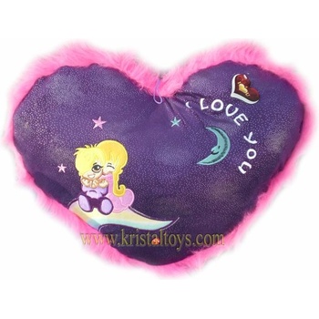 Плюшена играчка Сърце с Пейзаж 26см