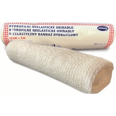Hartmann Ovínadlo hydrofilné neelastické pletené 12 cm x 5 m