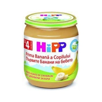 HiPP Пюре hipp, био първите банани на бебето 125г, 9062300139638