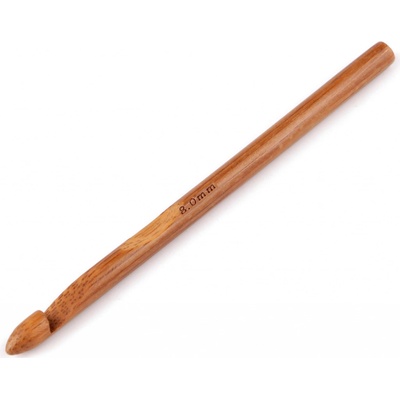 Háček bambusový tmavý Velikost: 8