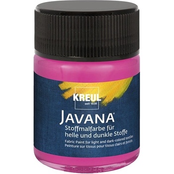 Farba na svetlý a tmavý textil JAVANA 50 ml Magenta