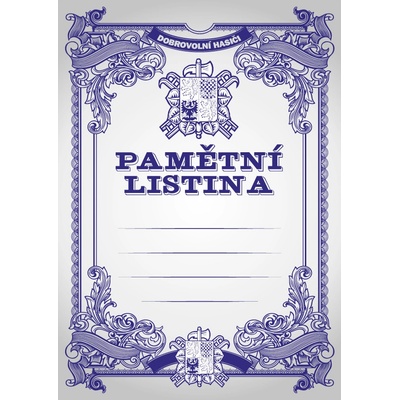 Pamětní list diplom A5