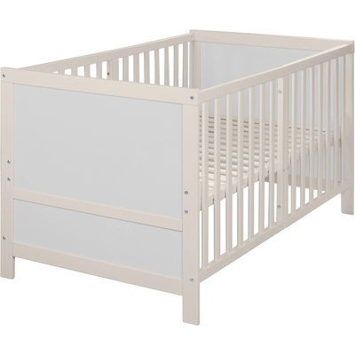 Roba Sivá postieľka s nastaviteľnou výškou 70x140 cm Easy Sleep