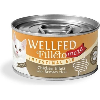 PETINTEREST Wellfed Filleto Meze Intestinal Aid консерва за котки с чревни проблеми 200gr