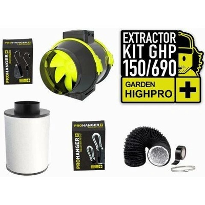 Garden Higher Garden Extractor kit 150 mm 690 m3/h