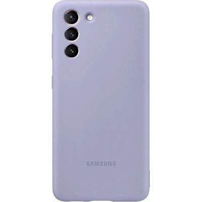 Samsung Silicone Cover EF-PG991TV - оригинален силиконов кейс за Samsung Galaxy S21 (лилав)