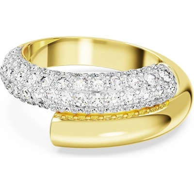 Swarovski Blyštivý pozlacený prsten Dextera 56688