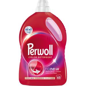 Perwoll Renew специален гел за пране Color 60 PD, 3 л