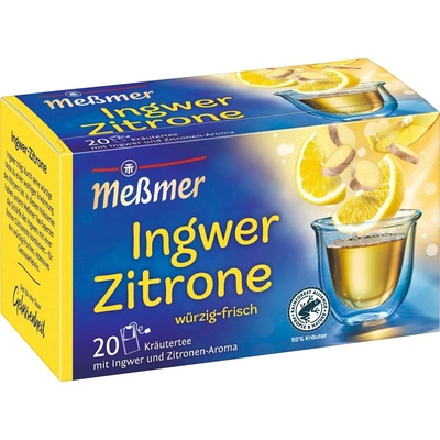 Meßmer Bylinný čaj se zázvorem a citronem 20 čajových sáčků