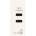 Vimar 30292. CCB USB Контакт Linea, C+C 15W 3A 5V 1M, White, (VM30292.CCB)