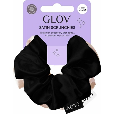GLOV Scrunchies 2 Pack M - Champagne/Black