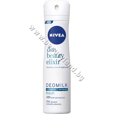 Nivea Дезодорант Nivea Beauty Elixir Deomilk Fresh, p/n NI-84488 - Дамски спрей дезодорант за деликатната кожа (NI-84488)