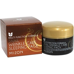 Mizon Snail Wrinkle Care Sleeping Pack - Нощна маска за лице 80мл