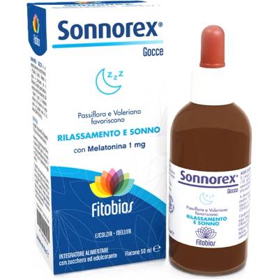 Fitobios Sonnorex Gocce За по-бързо заспиване и спокоен сън, капки, 50 ml, Fitobios (430376 FITO)