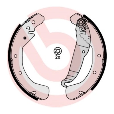 Sada brzdových čeľustí BREMBO S 59 517