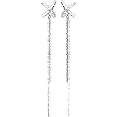 Silenti Jewelry Сребърни обеци "Учтивост