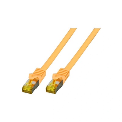 EFB-Elektronik RJ45 Patchkabel S/FTP, Cat. 6A, LSZH, Cat. 7 Rohk. , 10m, gelb (MK7001.10Y) (MK7001.10Y)