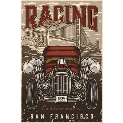 Ceduľa Racing - San Francisco