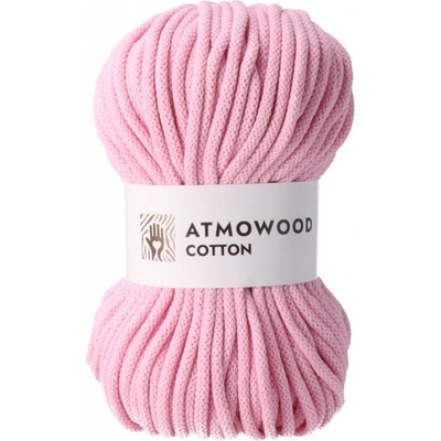 Atmowood cotton 5 mm - pudrově růžová