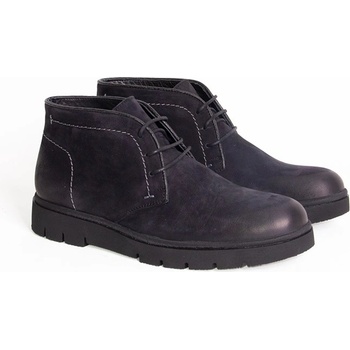 Jacket Club Мъжки боти от естествена кожа 6820/1 - Черни #317482 (317482_Черно)