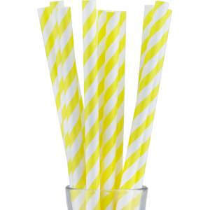 Horecano BARWARE-Хартиени сламки Ø1.2x26cm Bubble Tee ЖЪЛТА-50бр (HC-37236)(210419-1) (0137236)