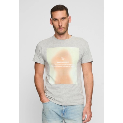 Mister Tee Тениска Sensitive Content Tee heather grey XXLUB-MT2513-00431 - Тъмносив, размер M