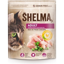 Shelma Adult bezobilné granule s čerstvým kuřecím pro dospělé kočky 750 g