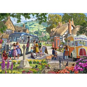 Gibsons - Puzzle Boarding the Bus - 1 000 piese