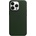 Apple Оригинален гръб Apple Leather Case with MagSafe за iPhone 13 Pro - Зелен, MM1G3ZM/A
