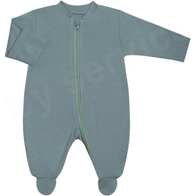 Baby Service Kombinéza na zip Vlnky mátová Česká výroba Babyservice – Zbozi.Blesk.cz