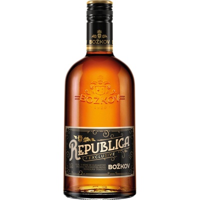 Božkov Republica Exclusive 38% 0,7 l (čistá fľaša)