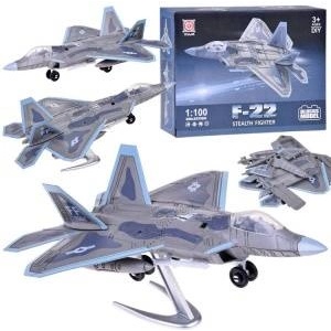 Jokomisiada Set of building blocks jet plane model F-22 1: 100 ZA5027