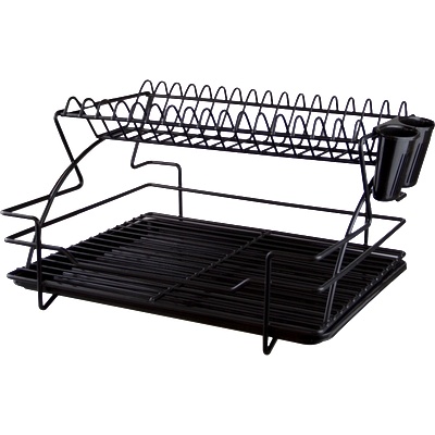 Horecano Сушилник за съдове и прибори 2ет. ЧЕРЕН (tb01) (0157240)