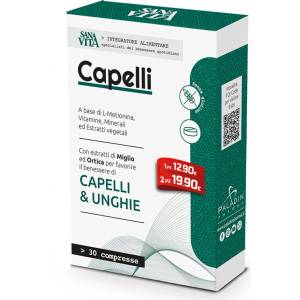 Paladin Pharma Формула за Коса, Кожа и Нокти - Sanavita Capelli, 30 таблетки (551243 (50082) PP)