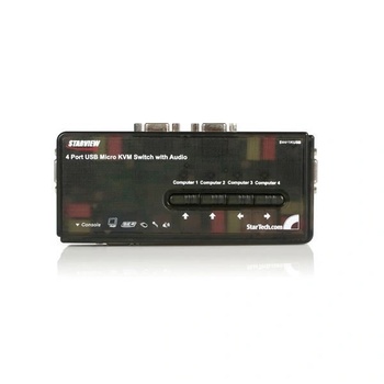 Image 1 of StarTech StarTech. com SV411KUSB KVM превключвател Черен (SV411KUSB)