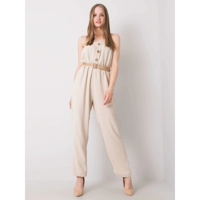Dámsky overal s opaskom 361-KO-01042021.30 beige