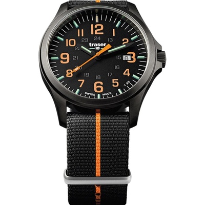 Traser P67 Officer Pro GunMetal Black/Orange nato