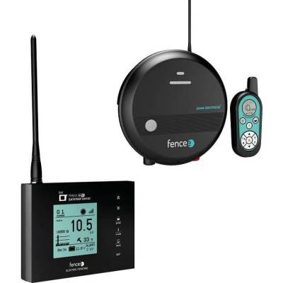 Fencee Set elektrického ohradníku Chytrá Farma - RF zdroj s ovladačem 3 J - WiFi Gateway - Ovládání telefonem